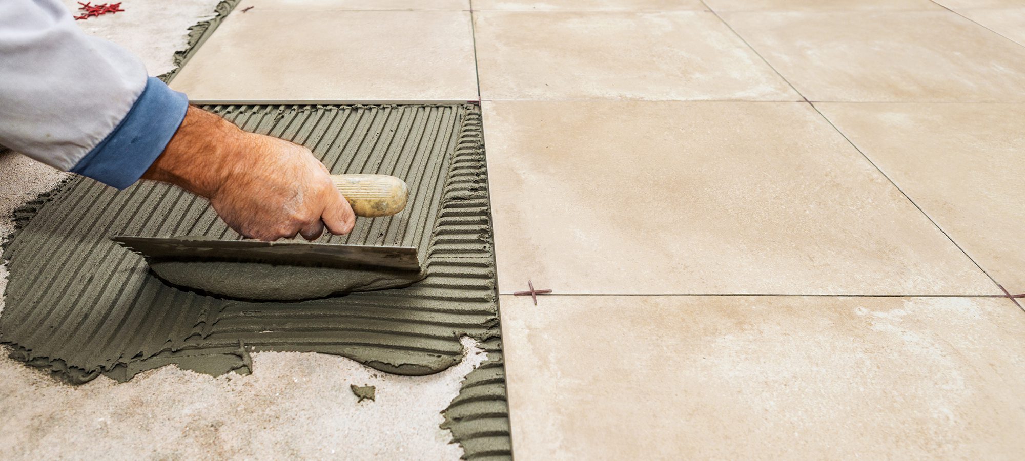 laying floor tile laying floor tile