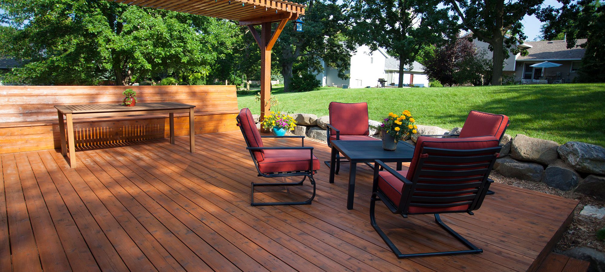 Wood Deck and Pergola